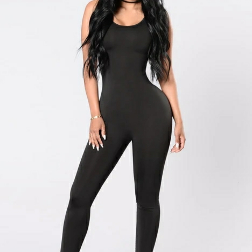 Fashion Nova Black Jumpsuit